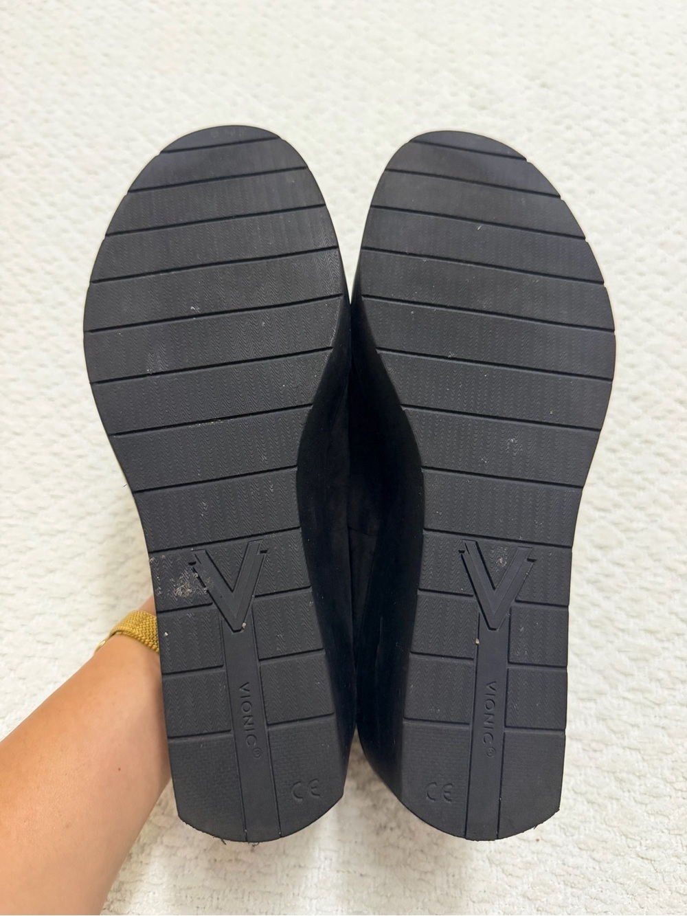Vionic Sereno Wedge Black Leather Pump Women’s Size 11 - Picture 5 of 11